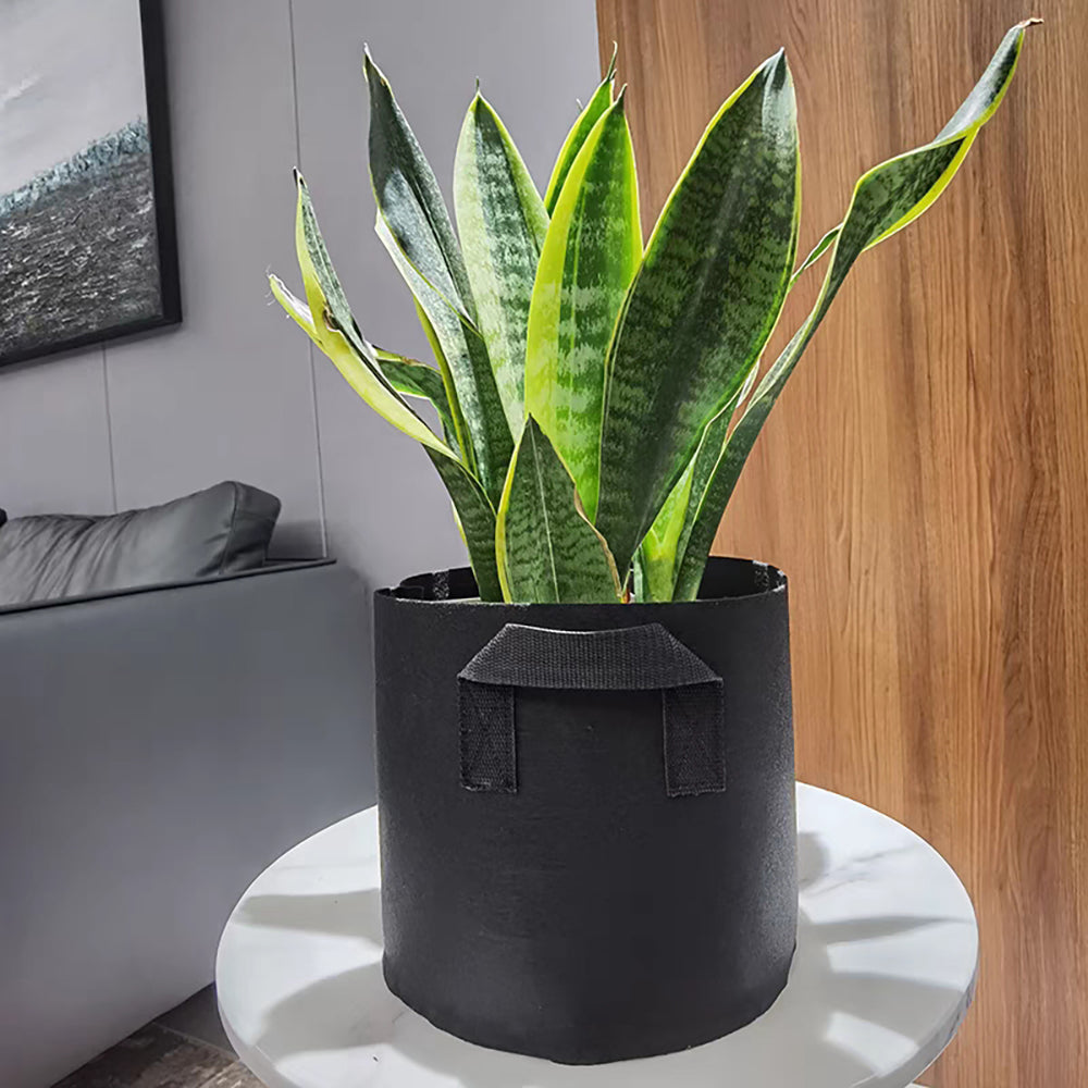 3-20 Gal Grow Bag Non Woven Breathable Fabric Planter Pot With Handle