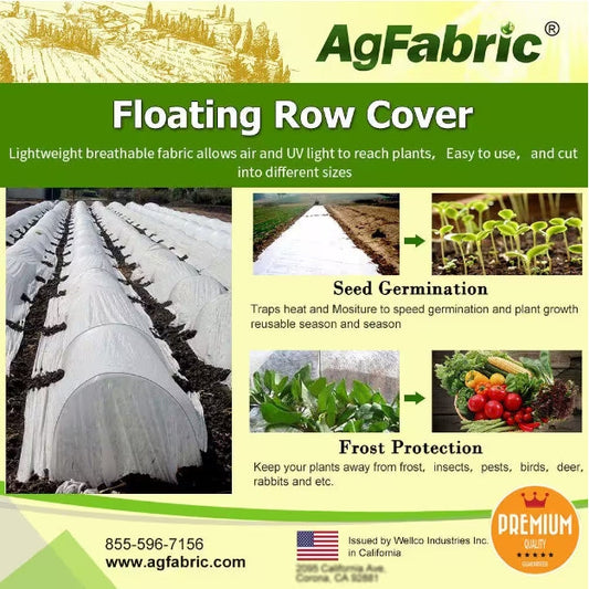 0.55oz Row Cover, white 10x12ft