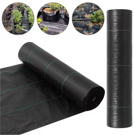 Woven weed barrier 3.2oz 5ft x 100ft Black