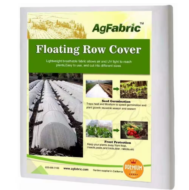 0.9oz Row Cover 10ft Width, white