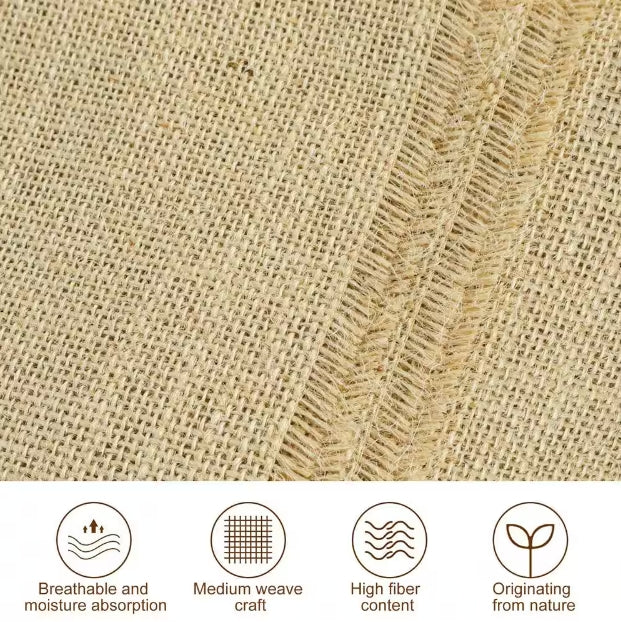 8.0oz. 60 x 5yd. Nature Burlap Roll