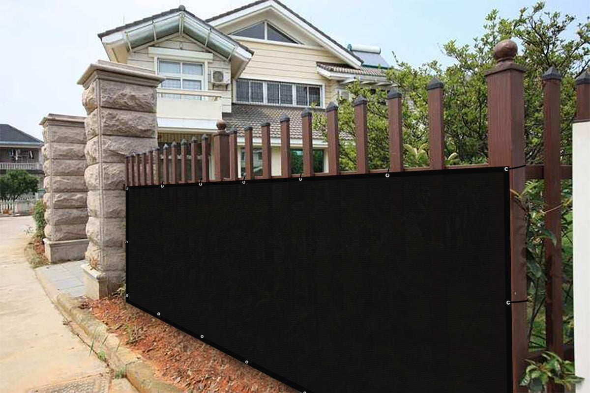 Shade Panel  with Grommets,Black 60% 12*16/10*18