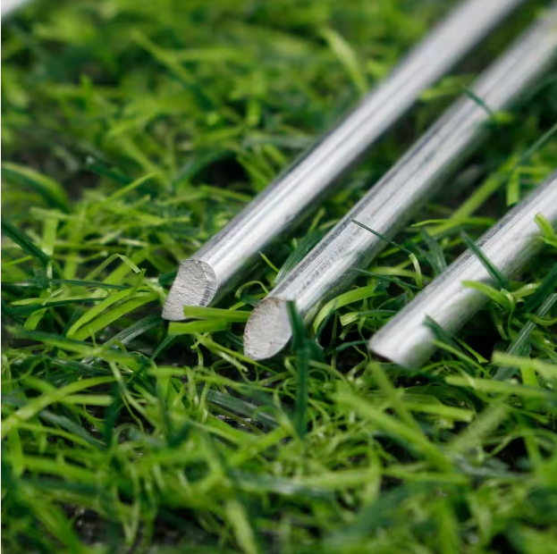 1 in. x 6 in. /1.57in. x 4 in. Galvanized Landscape Staples Stake 11-Gauge Silver, Metal Weedmat Stake Pins