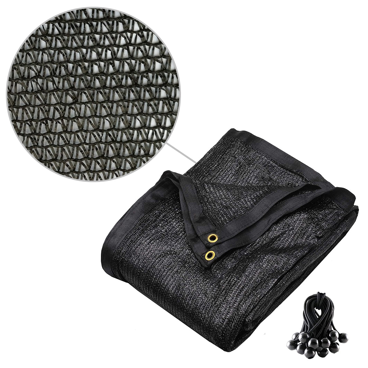 60% Shade Panel 10x20ft,Black