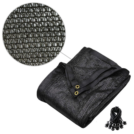 60% Shade Panel 10x20ft,Black