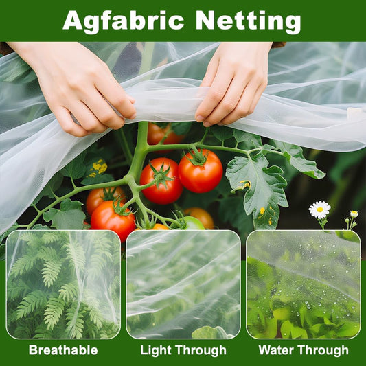 Insect Netting 100ft length,White