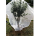 Insect Barrier Garden Plant Cover bag with Rope, White