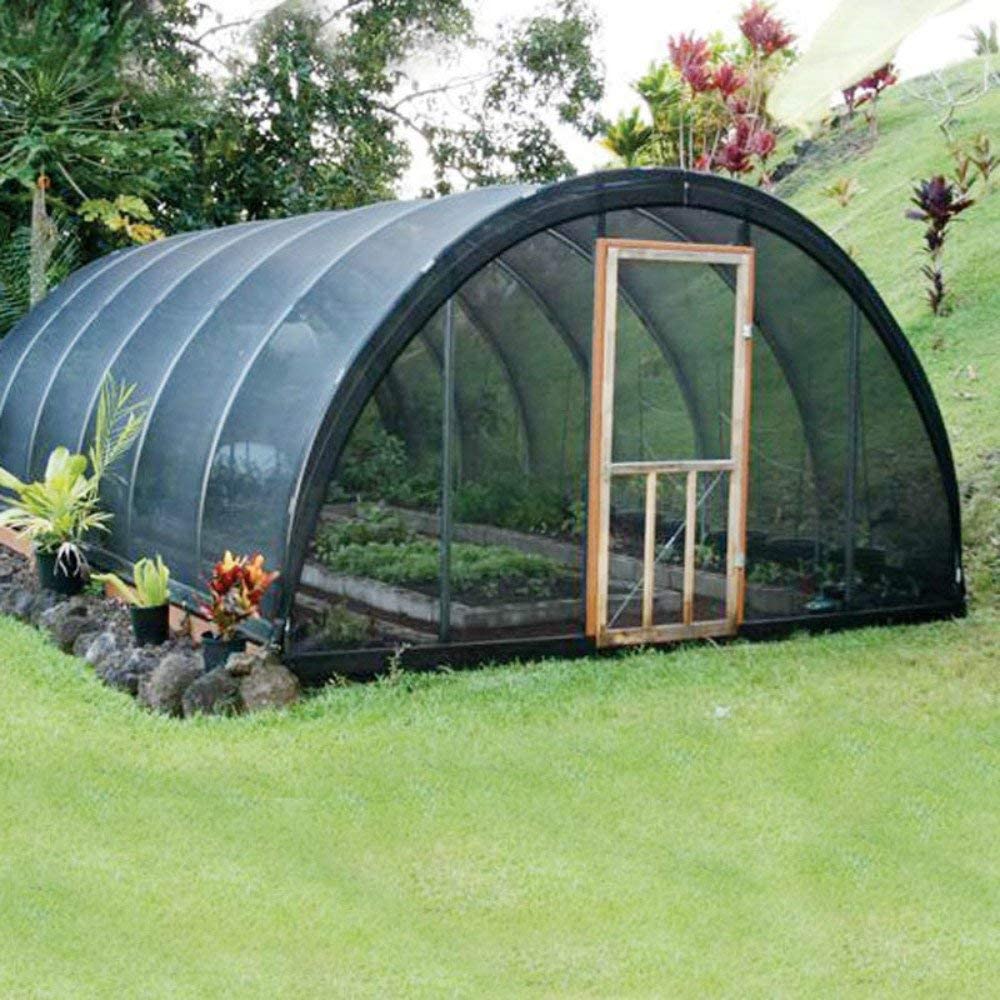 60% Shade Cloth Netting 6.5ft Width, Black
