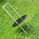 1.57 in. x 10 in. Galvanized Landscape Staples Stake 11-Gauge, Silver, Metal Weedmat Stake Pins