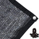 40% Prefabricated shade panel with Grommets 10x20ft, Black