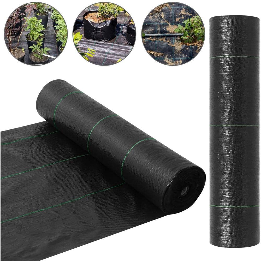 6.5 ft. x 100 ft.Heavy-Duty Polypropylene Material Landscape Ground Cover Vegetable Flower Raised Bed